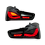 Rear M4-GTS Style OLED Tail Lights Upgrade (Dragon Scale / Smoked Red) - BMW 1-Series F20 / F21 LCI (15-18)