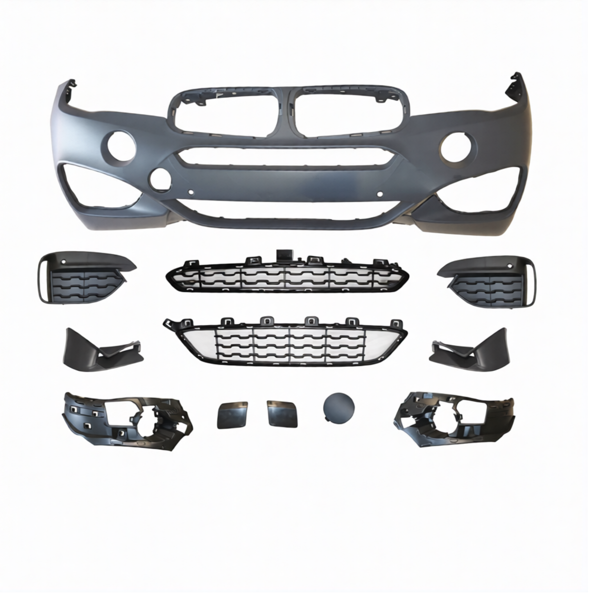 Front Bumper Assembly (M-Sport / 4-Hole PDC) – BMW X6 F16 (14–19)