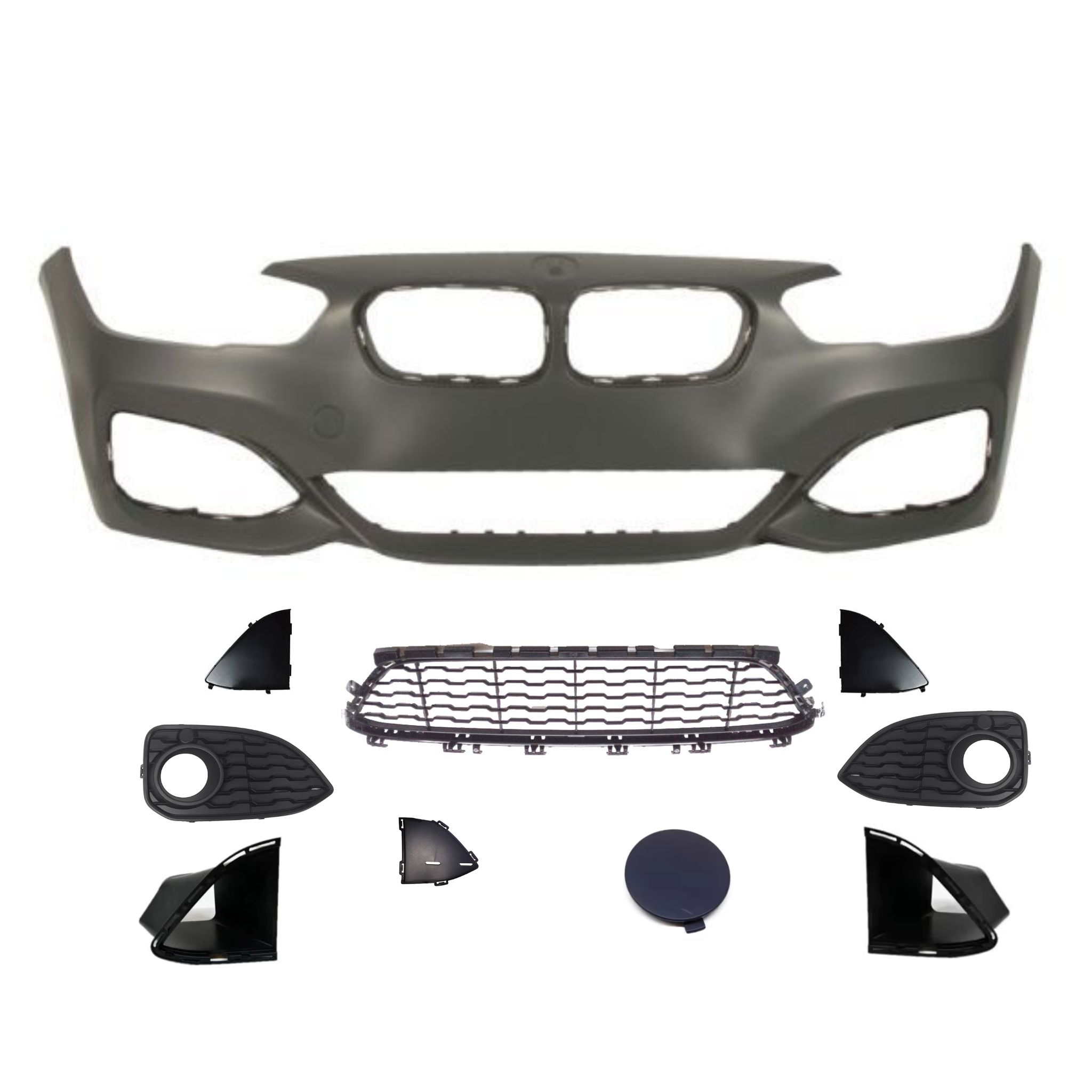 Front Bumper Assembly (M-Sport / 4 Hole-PDC) – BMW 1 Series F20 LCI (15–19)