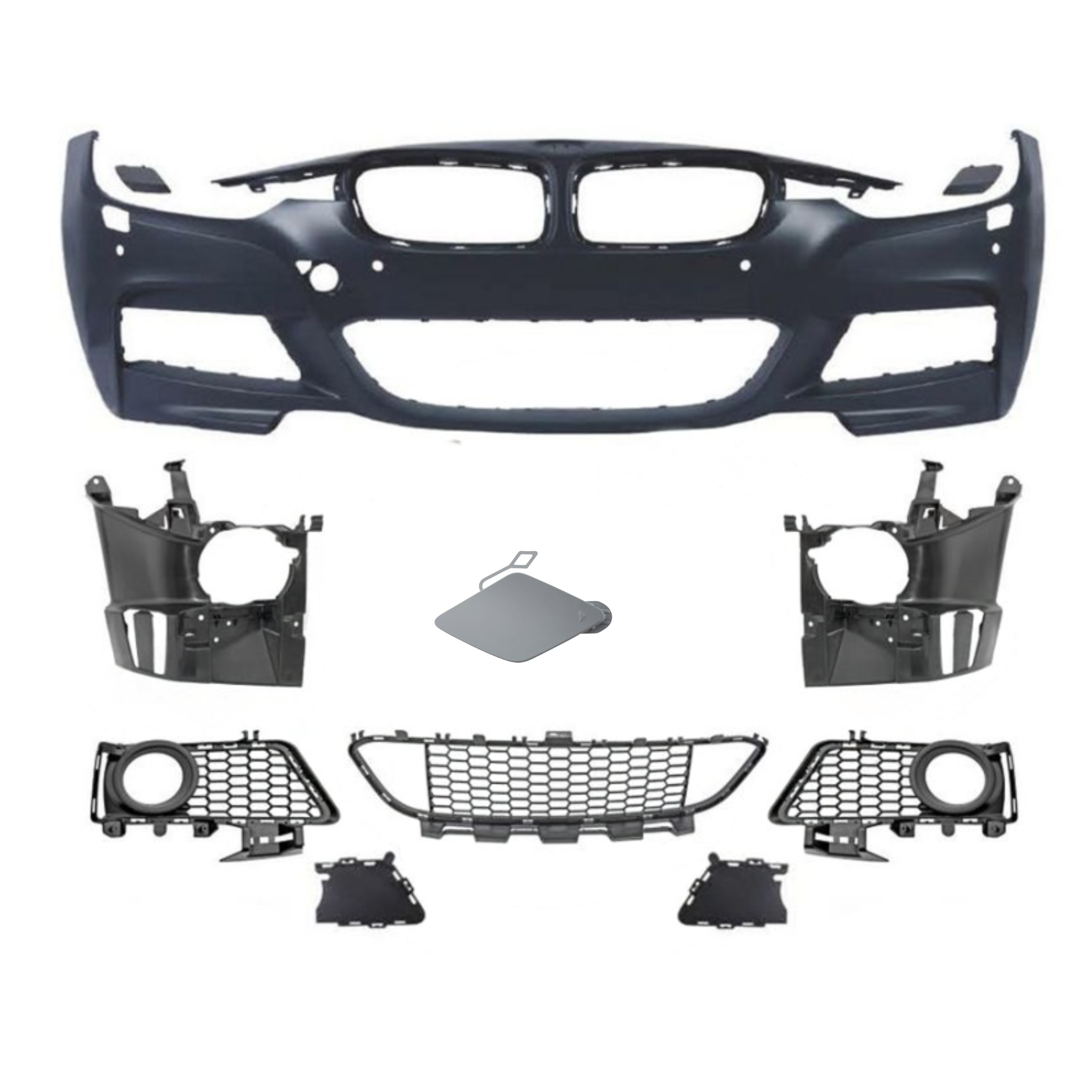 Front Bumper Assembly (M Sport / H-W & PDC) – BMW 3 Series F30 (11–15)