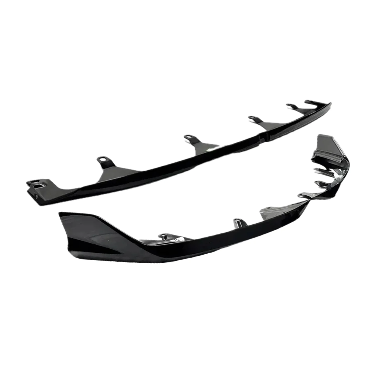 3-Piece Front Bumper Splitter Lip (M Performance - Gloss Black ) – BMW 1 Series F70 / 2 Series F74 (24-25+)