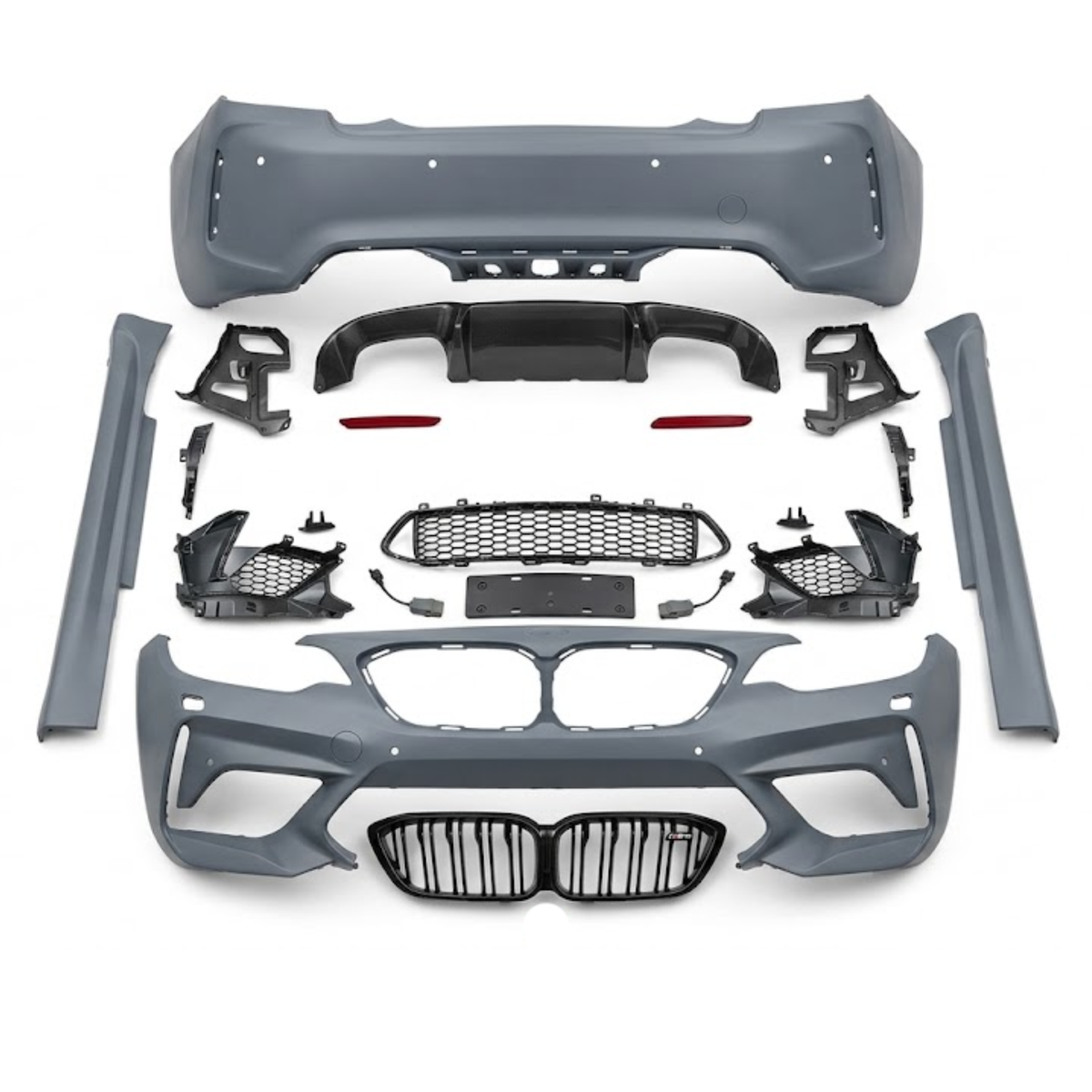M2 Competition Style Full Conversion Body Kit – BMW 2 Series F22 (14-21) Main image