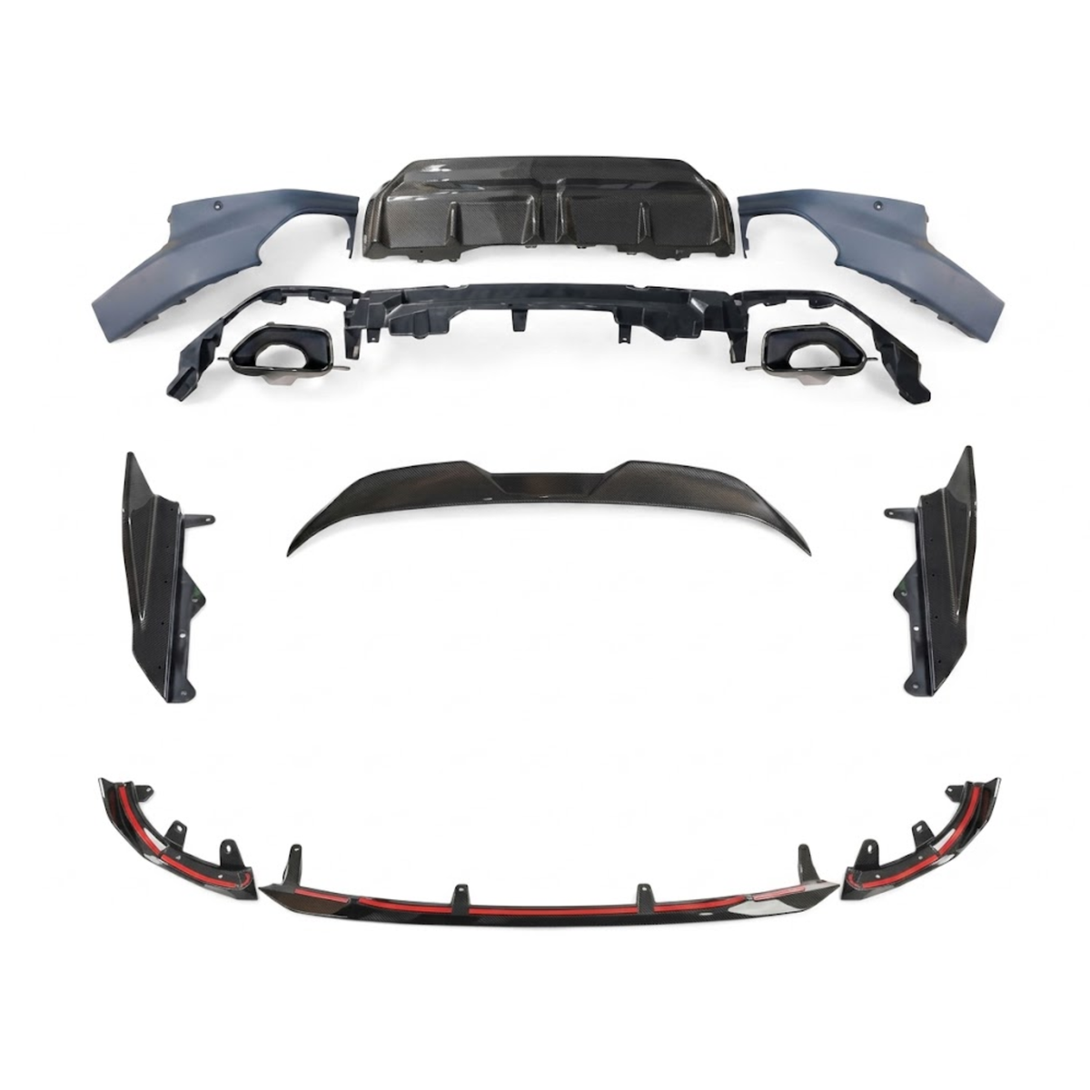 Complete Aerodynamic Performance Styling Body Kit & Exhaust Trim – BMW 2 Series G42 (22-25+ Main image