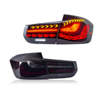 Rear OLED Dragon Scale Tail Lights (Smoke Black) – BMW 3 Series F30 & M3 F80 (13–18)