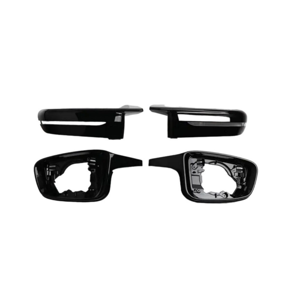 M-Performance Style Side Mirror Covers & Outer Housing Set (Gloss Black ) – BMW 3, 5 & 7 Series G20 / G30 / G11 /G12 (17-26)