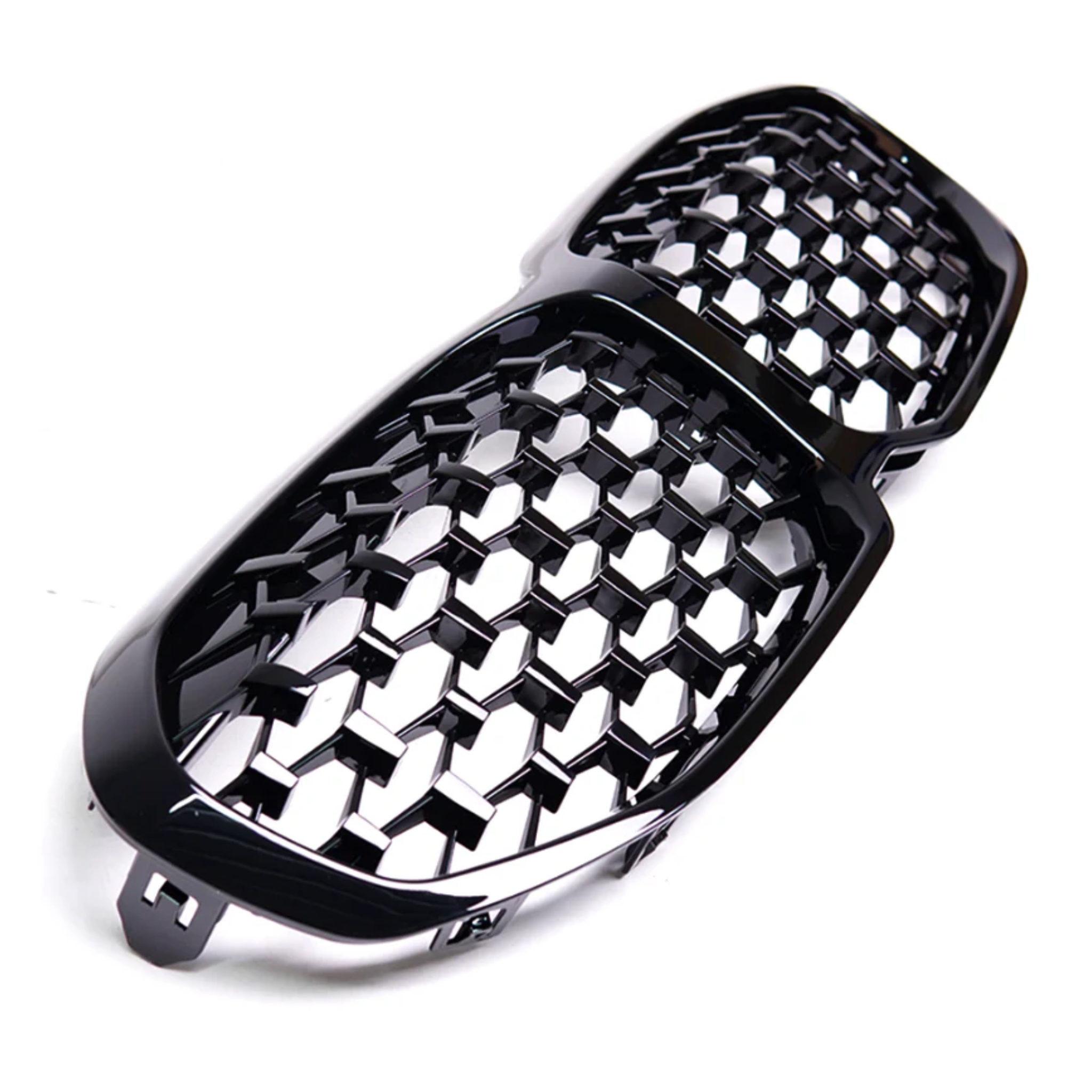 Diamond Style Front Grille (Gloss Black) – BMW 1 Series F40 (19-25+)