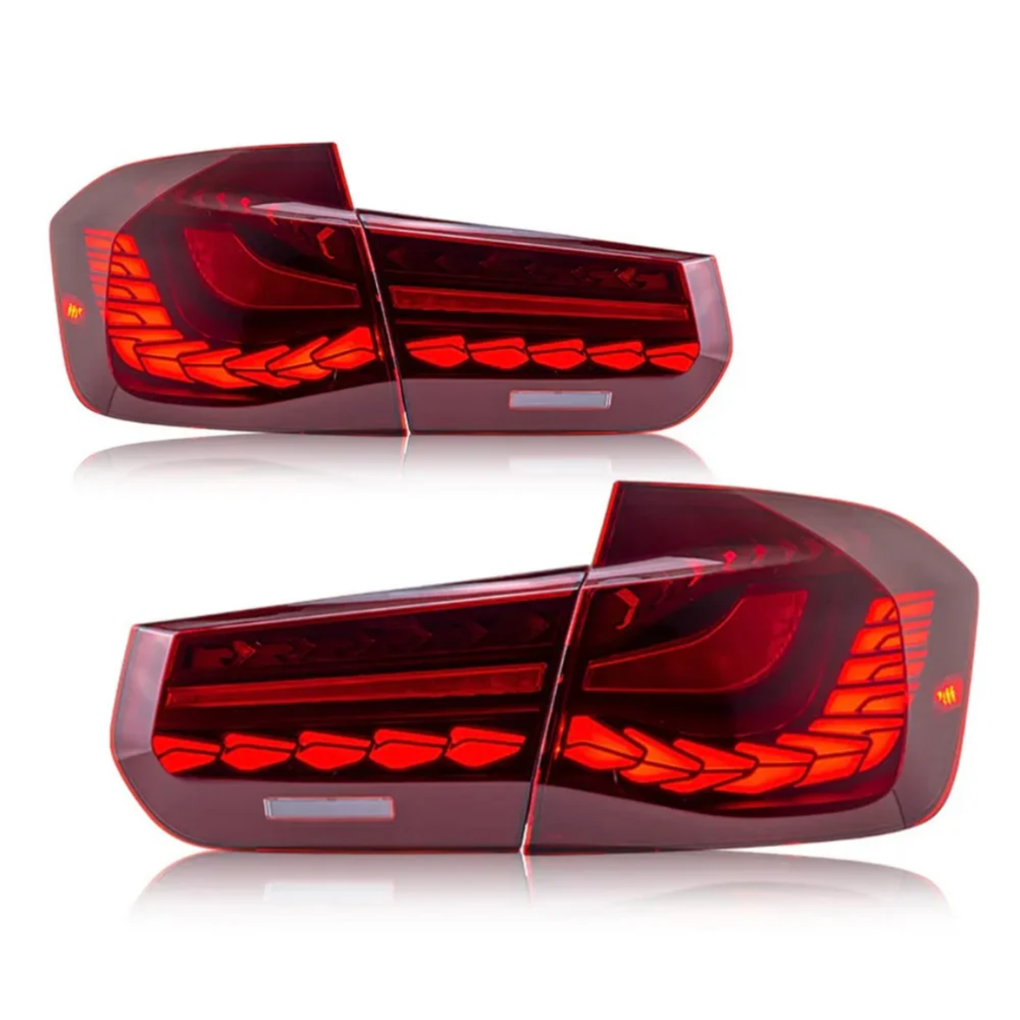 Rear OLED Tail Light Upgrade (GTS-Style / Red) – BMW 3 Series & M3 F30 / F80 (12-19)