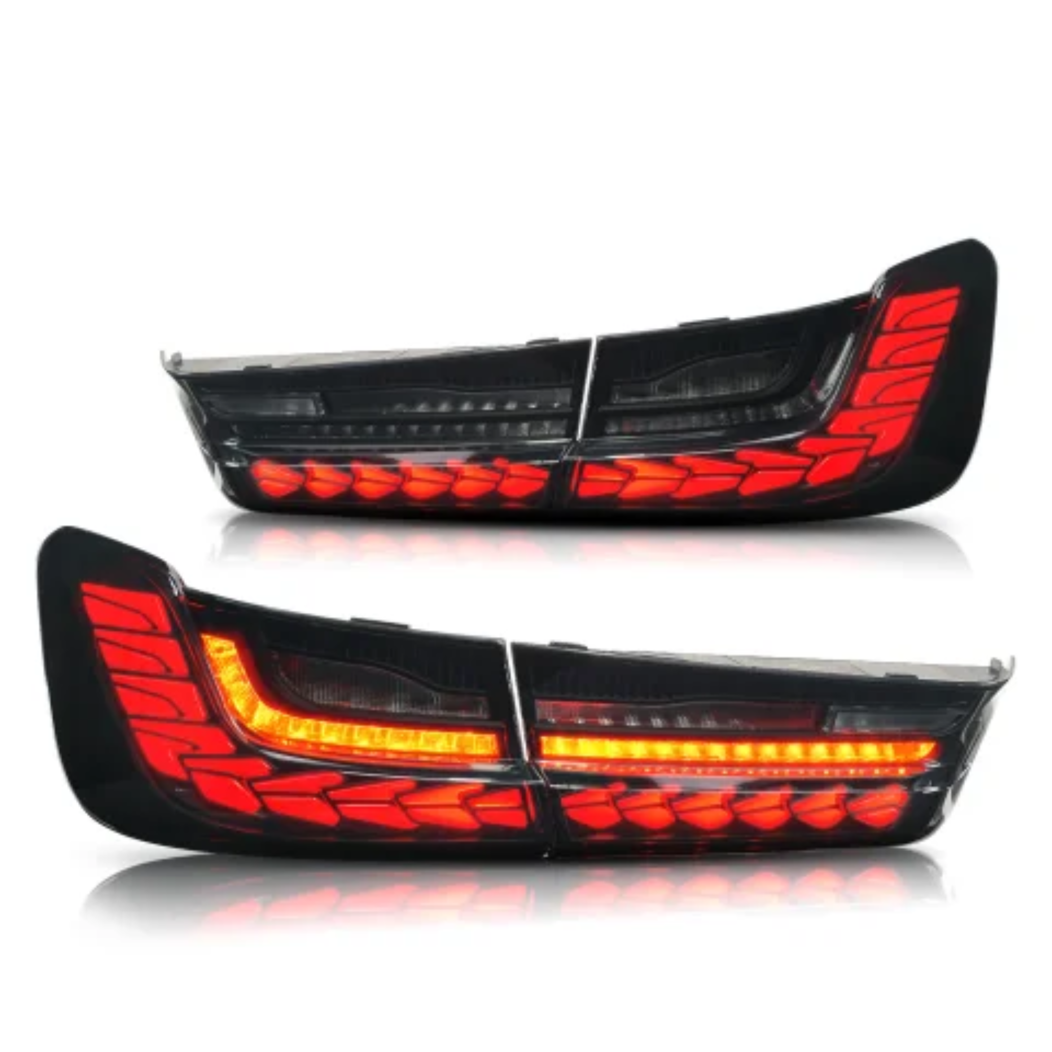 Rear OLED Tail Light G20 (GTS-Style / Smoked Black) – BMW 3 Series & M3 G20 / G80 (19-25+)