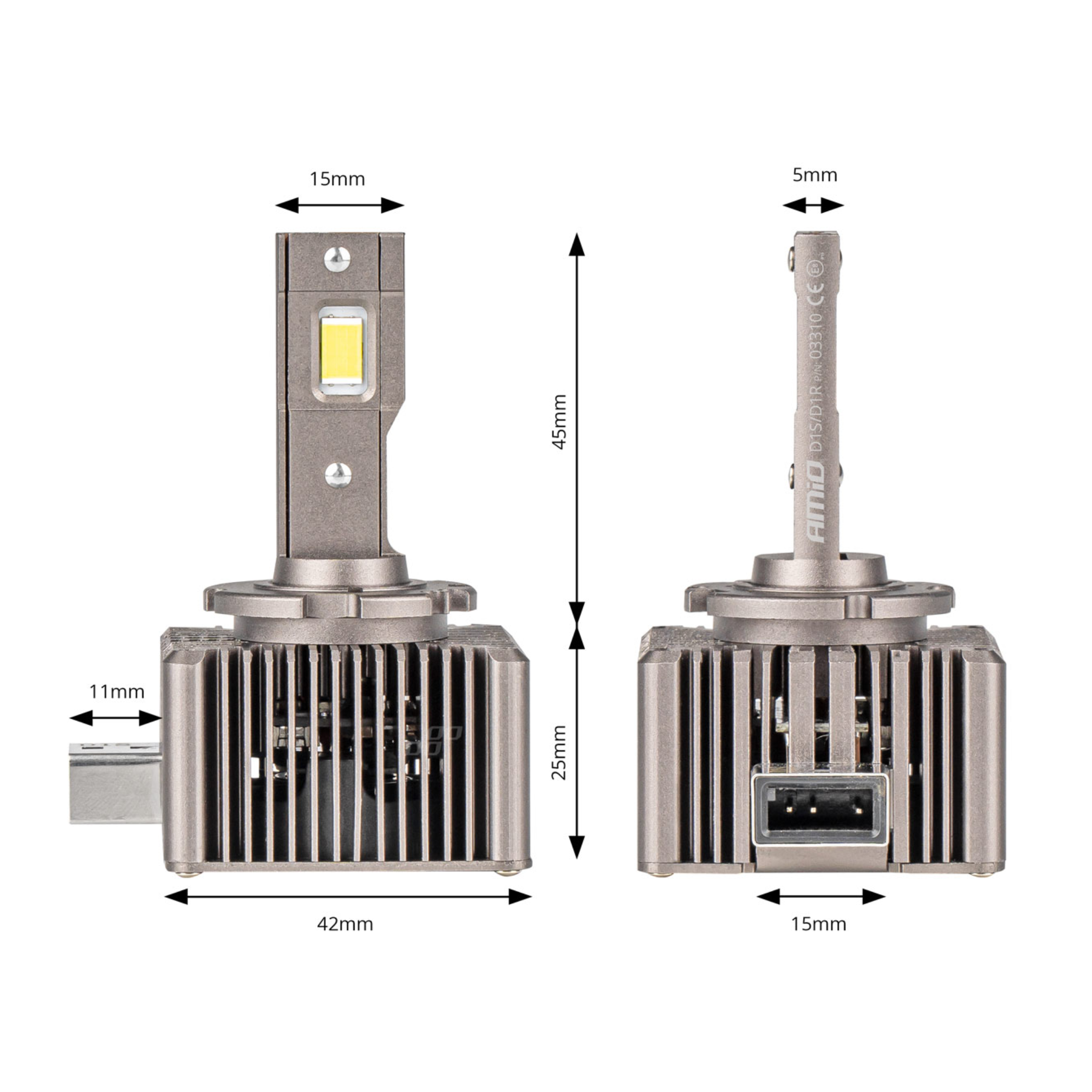 D1S 6000K LED Headlight Xenon Bulb Secondary image