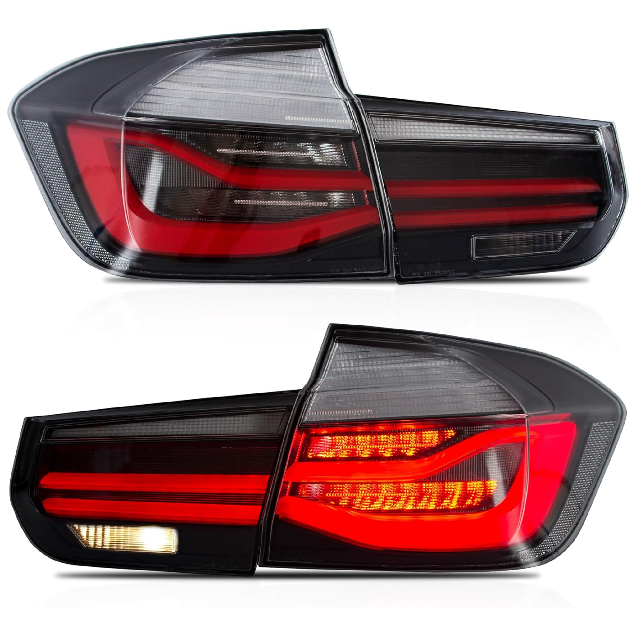 Rear LED Tail Light Upgrade (LCI-Style / Smoked Black) – BMW 3 Series & M3 F30 / F80 (12-18) Main image