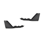 Rear Bumper Side Splitters Pair (M Performance / Gloss Black) – BMW X5 G05 (19-23)