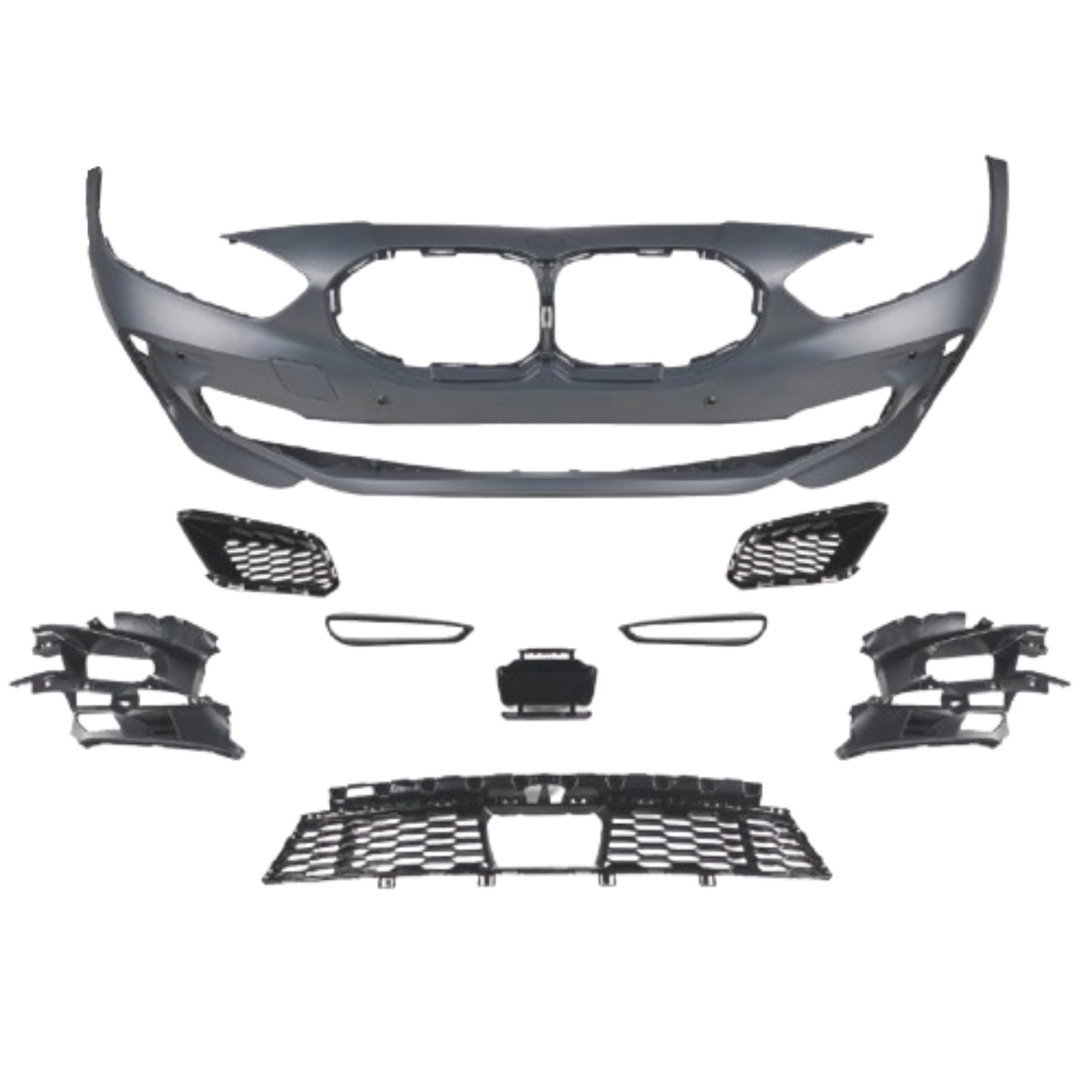 Front Bumper Assembly (M Sport / 6-H PDC) – BMW 1 Series F40 (19-25+) Main image