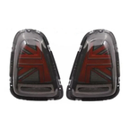 Rear Full LED Union Jack Tail Light Upgrade (Black & Red) – MINI Cooper R56 (07–13)