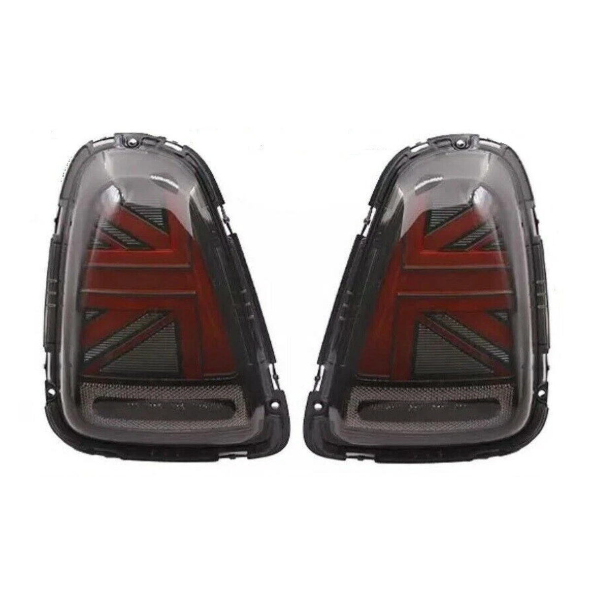 Rear Full LED Union Jack Tail Light Upgrade (Black & Red) – MINI Cooper R56 (07–13)