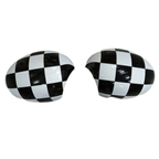 Checkered Mirror Caps Pair – MINI R-Series R55/R56/R57/R58/R59/R60/R61 (07-16)