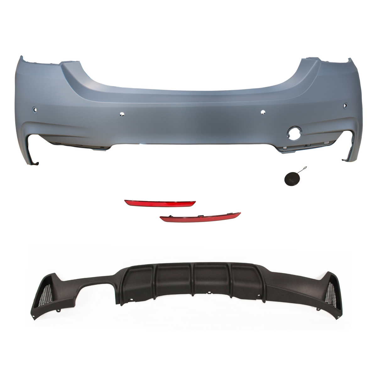 Rear Bumper Assembly Kit (M Sport) – BMW 4 Series F32 / F36 (14–20)